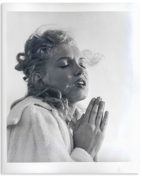 Original 8 x 10 Photograph of Marilyn Monroe Taken by Andre de Dienes in 1949 -- From the Tobay Beach Photo Session